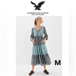 American Eagle, Women's Long-Sleeve Midi Dress. Size: M. NWT (1668)